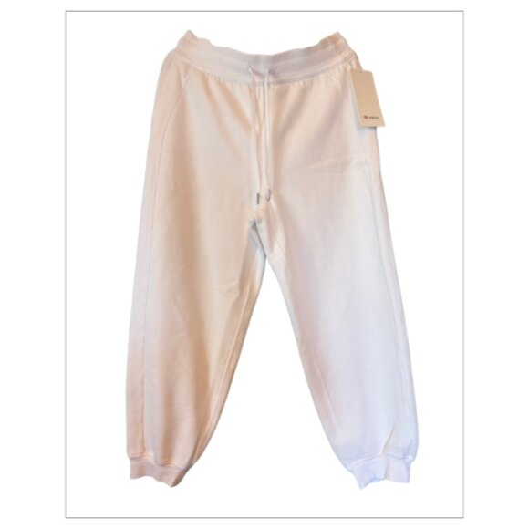 NWT White LULULEMON Scuba HR Relaxed Jogger Size 10 (BB0214) - Picture 1 of 1